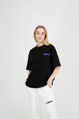 SEOUL CITY TSHIRTS (BLACK/PURPLE LOGO) (6699084087414)