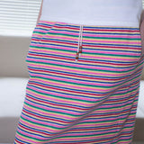レインボーテリースカート / RAINBOW TERRY SKIRT_PINK