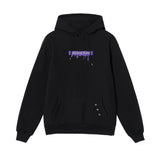 パープルリップフーディー / PURPLE LIP HOODIE black
