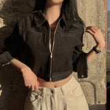 [Bellide made/2Size/Non-Fade] Slim Two-Way Denim Crop Jacket