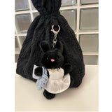 (Bunny Keyring) my name is black