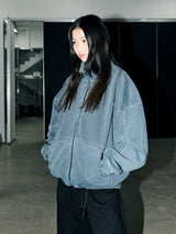 Paneled Jacket - Washed Navy