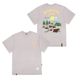 22 BEAUTIFUL LIFE OVERSIZED T-SHIRTS LIGHT PURPLE / JUNGLE GREEN (6692810457206)