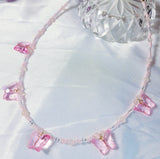 Butterfly beads necklace