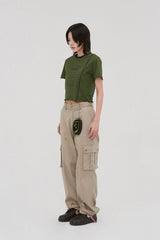 Hope Language Crop Tee_Green (6699087265910)