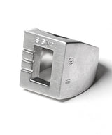 SQUARE OURLINE RING (SURGICAL STEEL) (6567189971062)