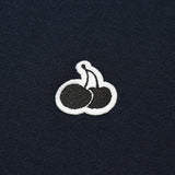 キルシーミドルチェリーポケット付きトレーナー／UNI MIDDLE CHERRY POCKET SWEATSHIRT KA [NAVY] (6597380702326)
