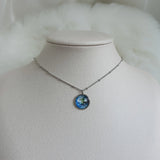 ソーラーシステムプラネットシリーズ - ジアースセミチョーカーネックレス / Solar System Planets Series - The Earth Semi Choker Necklace
