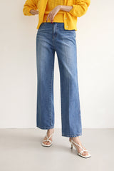 ストレートワイドデニムパンツ / TRENDY JEANS / STRAIGHT WIDE DENIM PANTS