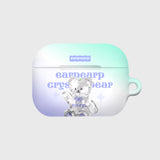 CRYSTAL MERRY-PURPLE(AIR PODS PRO-HARD) (6602465411190)