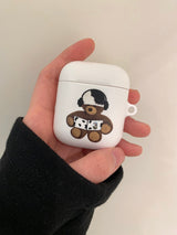 ホワイトカウベアAirPodsケース / white cow bear airpods case