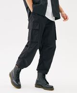TWO TUCK CARGO STRING JOGGER PANTS (KHAKI) (6585162006646)