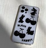 ブラックラビットフォーンケース / Black Rabbit Phone Case