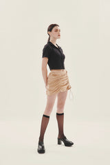 シャーリングミニスカート/SHIRRING MINI SKIRT