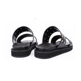 DAVID STONE ジッパー Xリング レザー サンダル / DAVID STONE ZIPPER X RING LEATHER SANDALS