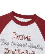 W RAGLAN BROTHERS SWEATSHIRT BURGUNDY(CV2ESFM445A)