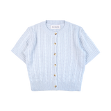 ケーブルネックカーディガン / CABLE R.NECK CARDIGAN
