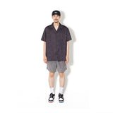 ペイズリーハーフシャツ/PAISLEY HALF SHIRTS purple