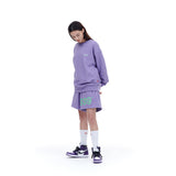 939 LOGO SWEAT SHORTS (LAVENDER) (6599862812790)