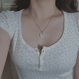 The Little Mermaid Necklace - Gold Color