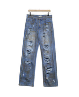 ダーティーウォッシングワイドデニム / (UNISEX) Dirty washing wide denim