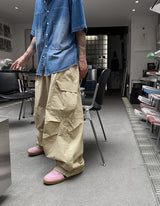 エンジニアバルーンカーゴバンディングパンツ/No.0185 engineer balloon cago banding PT (3color)
