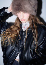 Fur big hat