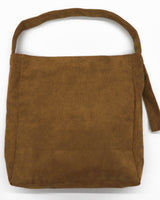 Dots corduroy big shoulder bag