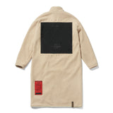 BLEND OVERSIZED FLEECE COAT BEIGE / BLACK (4627773390966)