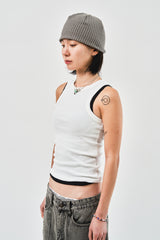 Stud Waffled Beanie (4color)