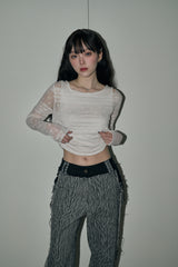スターレイヤードトップ / star layered top  - ivory