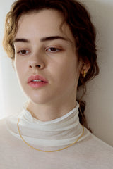 Matt Hoop One-touch Earrings