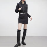 two-gen string padded skirt