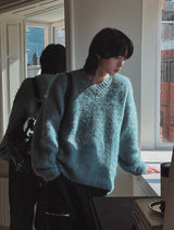 Vモヘアブラシニット(3color)