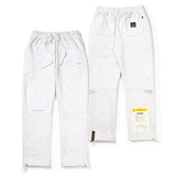 21 TYPO HEAVY SWEAT JOGGER PANTS WHITE MELANGE / BLACK (6624161726582)