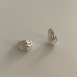 クレープピアス / crepe earring