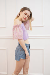シフォンシャーリングTシャツ