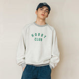 ホビークラブラグランスウェットシャツ/HOBBYCLUB RAGLAN SWEATSHIRT_GREEN