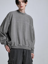 WASHED SWEATSHIRT - GREY (4622874869878)