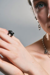 NO.307 [BLACK] HEART METEOR RING