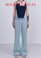 バンディングブートカットパンツ / banding bootcut pants