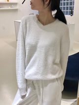 Bright V neck knit