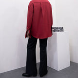 ラインブーツカットスラックス/[Unisex] Line Bootcut Slacks (2 colors)