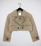 トレンチクロップジャケット / Trench Crop Jacket (3color)