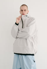 BSMステッチフーデッドアノラックジャケット/BSR2223FWJK078 BSM STRETCH HOODED ANORAK JACKET CREAM