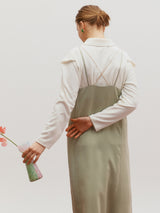 Terry collar top - Ivory (6682465632374)
