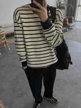 Jack Waffle Border Sweat Shirt (5color)