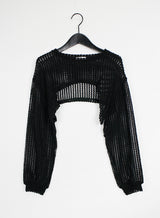ネットボレロニット/Net Bolero Knit (2color)