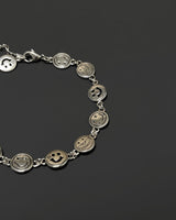 スマイルチェーンブレスレット / smile chain bracelet (925silver)