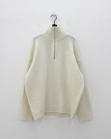 オレインハーフジップアップニット / Orein Half Zip Up Knit (6color)